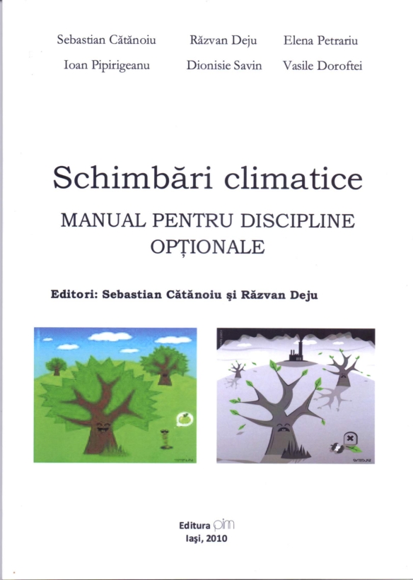 Cover of Schimbări climatice - Manual pentru discipline opționale